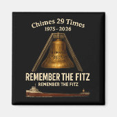 Edmund Fitzgerald, Remember The Fitz Great Lakes M Magnet (Vorne)