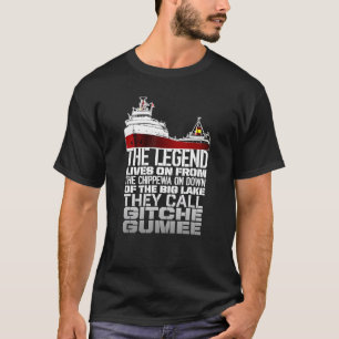 Edmund Fitzgerald Sie nennen Gitche gumee T-Shirt
