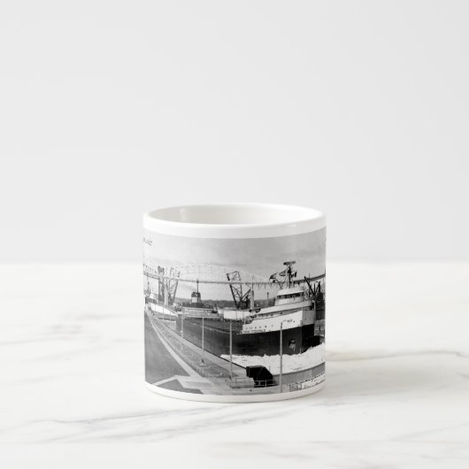 Edmund Fitzgerald Soo Locks Espresso Tasse (Vorderseite)