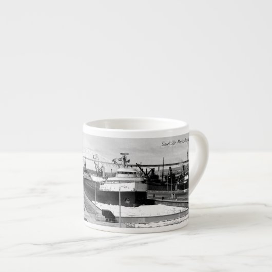 Edmund Fitzgerald Soo Locks Espresso Tasse (Vorderseite Rechts)