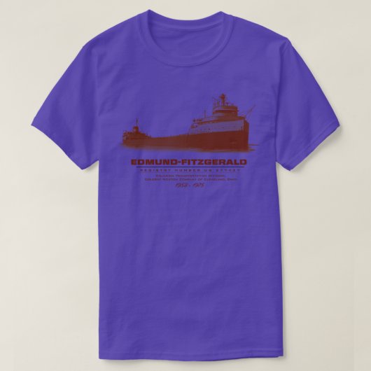 Edmund Fitzgerald T-Shirt (Design vorne)