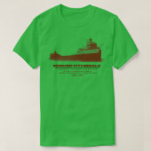 Edmund Fitzgerald T-Shirt (Design vorne)