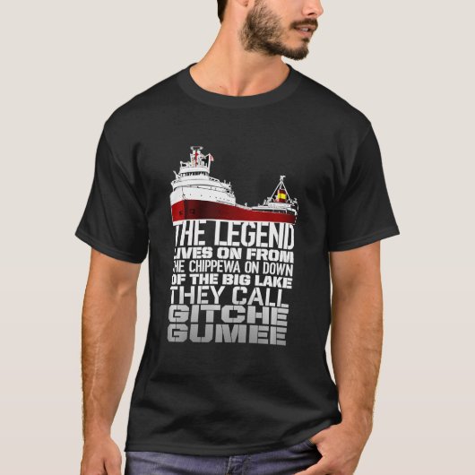 Edmund Fitzgerald they Call Gitche Gumee T-Shirt (Vorderseite)