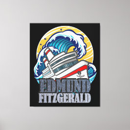 Edmund Fitzgerald | Tribute to the Legendary Ship Leinwanddruck