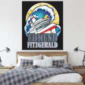 Edmund Fitzgerald | Tribute to the Legendary Ship Leinwanddruck (Insitu (Schlafzimmer))