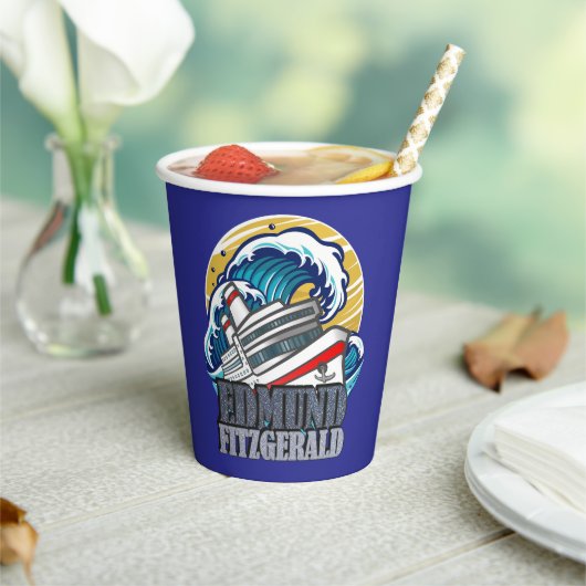 Edmund Fitzgerald | Tribute to the Legendary Ship Pappbecher (In Situ)