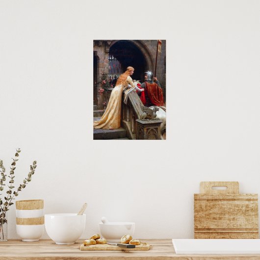 Edmund Leighton God Speed Poster (Küche)