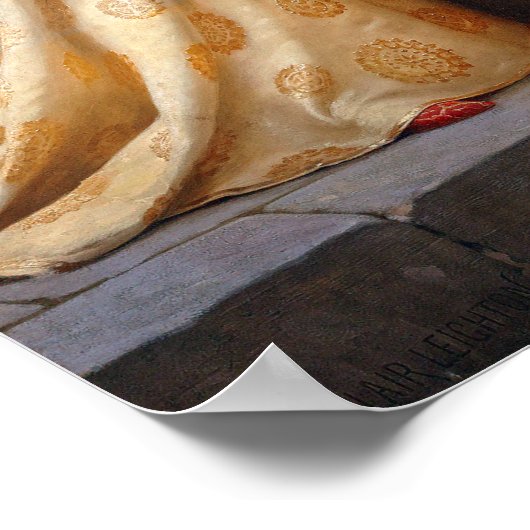 Edmund Leighton God Speed Poster (Ecke)