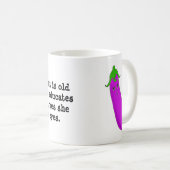 Edna Aubergine Kaffeetasse (VorderseiteRechts)