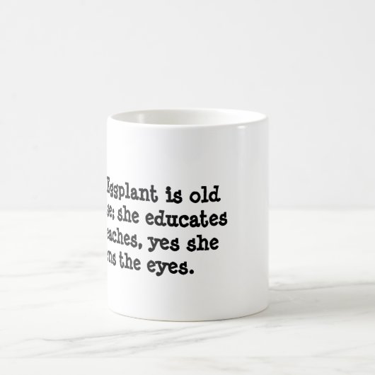 Edna Aubergine Kaffeetasse (Mittel)