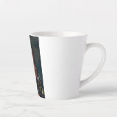 Edna bläst einen rosa Kaugummi Milchtasse (Rechts)