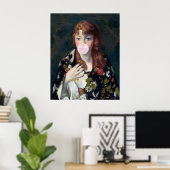 Edna bläst einen rosa Kaugummi Poster (Heimbüro)