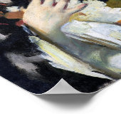 Edna bläst einen rosa Kaugummi Poster (Ecke)