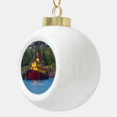 Edna G. Ball oder Schneeflocke Keramik Kugel-Ornament (Rechts)