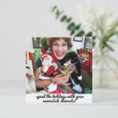 Edna Sparklebreights Feiertags-Karte Feiertagskarte (Stehend Vorderseite)