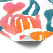 Edna the Rooster | Flora-Hühnchen Poster (Ecke)