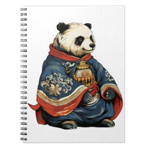 Edo era Shogun Bär Postkarte Notizblock