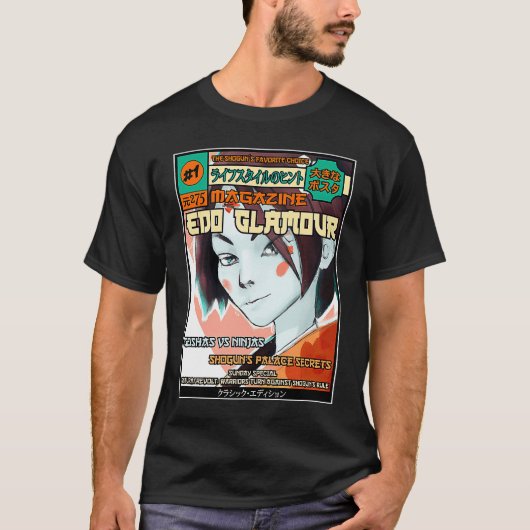 Edo Glamour The Fight of Geishas Against Ninjas in T-Shirt (Vorderseite)