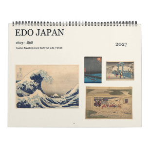 Edo Japan 1603–1868 Zwölf Monate der Kunst 2027 Kalender