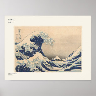 Edo Japan Kunstposter Poster