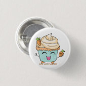 EDO-Karotten-kleiner Kuchen Button (Vorne & Hinten)
