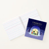 Edo-Nekos Snowy Celebration Spiral Notizblock (Innenseite)