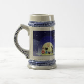 Edo-Nekos Snowy-Feier Bierglas (Links)