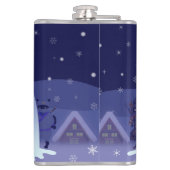 Edo-Nekos Snowy-Feier Flachmann (Rückseite)