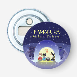 Edo-Nekos Snowy-Feier Flaschenöffner