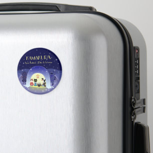 Edo-Nekos Snowy-Feier Magnet