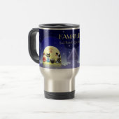 Edo-Nekos Snowy-Feier Reisebecher (Vorderseite Links)