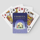 Edo-Nekos Snowy-Feier Spielkarten (Rückseite)