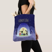 Edo-Nekos Snowy-Feier Tasche (Von Nahem)