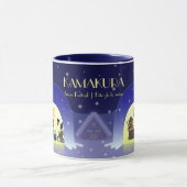 Edo-Nekos Snowy-Feier Tasse (Zentrum)