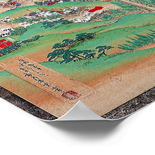 Edo-Zeitraum der Schlacht von Sekigahara Poster (Ecke)