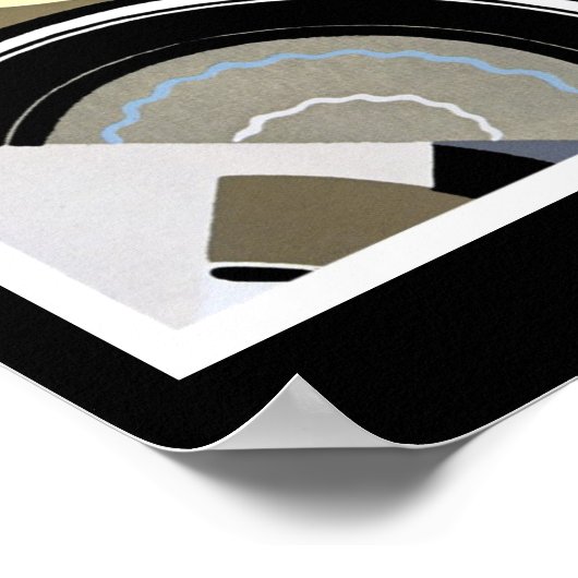 Edouard Benedictus Jazz Art Poster (Ecke)