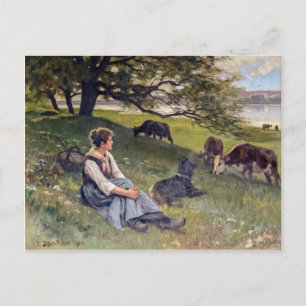 Edouard Debat-Ponsan The Coword Postkarte