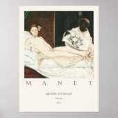 Edouard Édouard Manet Olympia 1863 Art Print Poster (Vorne)