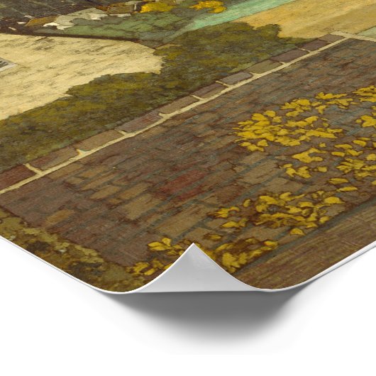 Édouard Jean Vuillard Fenster mit Blick auf den Wa Poster (Ecke)