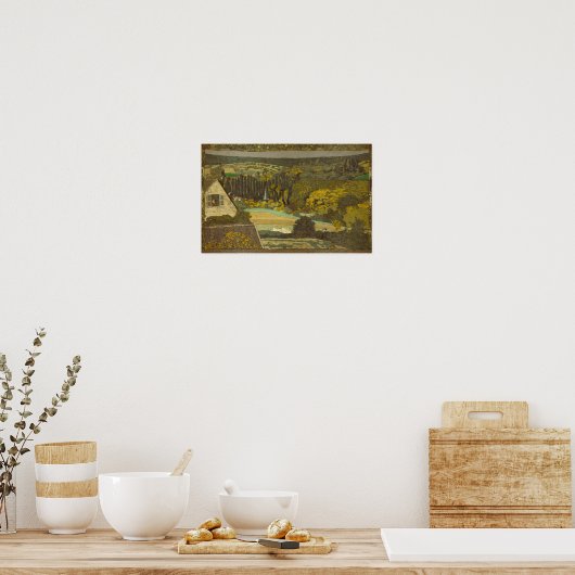 Édouard Jean Vuillard Fenster mit Blick auf den Wa Poster (Küche)