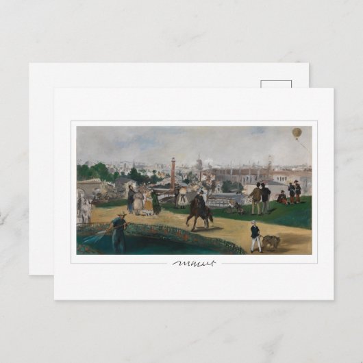 Édouard Manet #128 - Fine Art Postkarte (Vorne/Hinten)