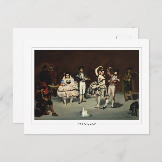 Édouard Manet #18 - Fine Art Postkarte (Vorne/Hinten)