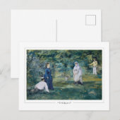 Édouard Manet #4 - Fine Art Postkarte (Vorne/Hinten)