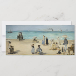 Edouard Manet - Am Strand, Boulogne-sur-Mer Einladung