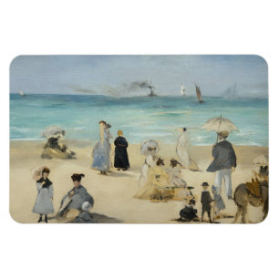 Edouard Manet - Am Strand, Boulogne-sur-Mer Magnet
