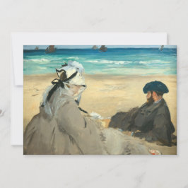 Edouard Manet - Am Strand Dankeskarte