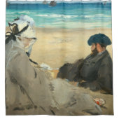 Edouard Manet - Am Strand Duschvorhang (Vorderseite)