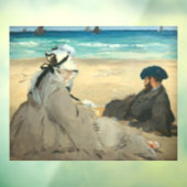 Edouard Manet - Am Strand Fensteraufkleber (Blatt 3)