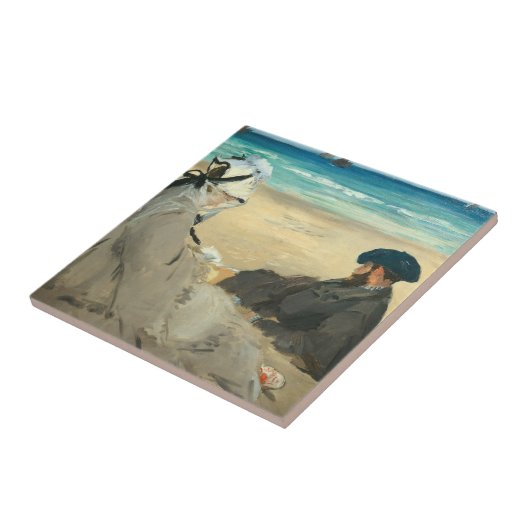 Edouard Manet - Am Strand Fliese (Seite)