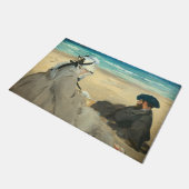 Edouard Manet - Am Strand Fußmatte (Schrägansicht)